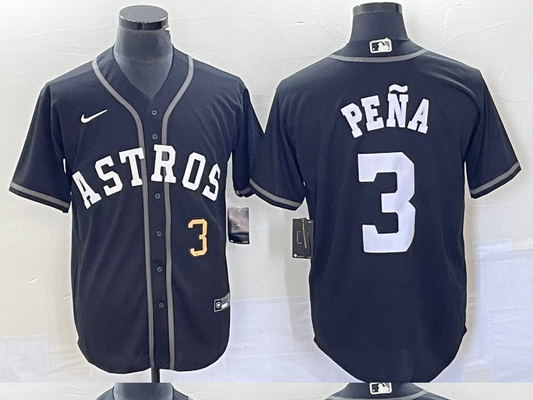 Men/Women/Youth Houston Astros Jeremy Peña #3 baseball Jerseys