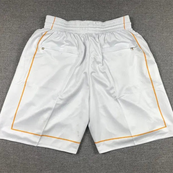 Miami Heat White Basketball Shorts