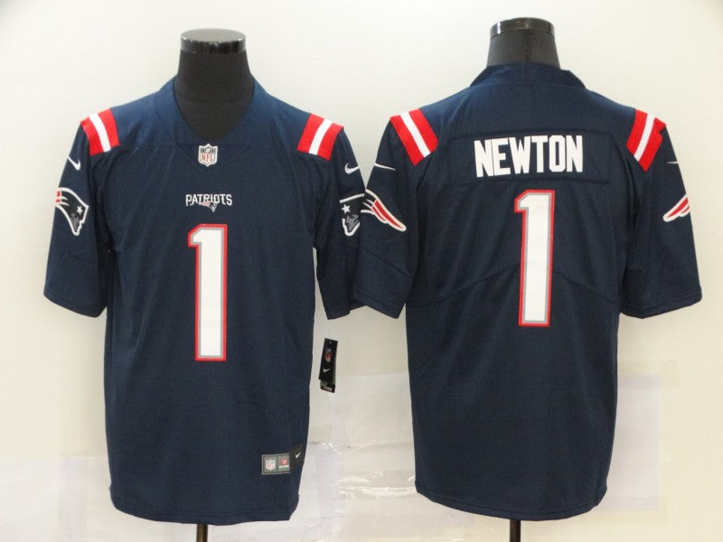 Adult New England Patriots Cam Newton NO.1 Football Jerseys special offer L