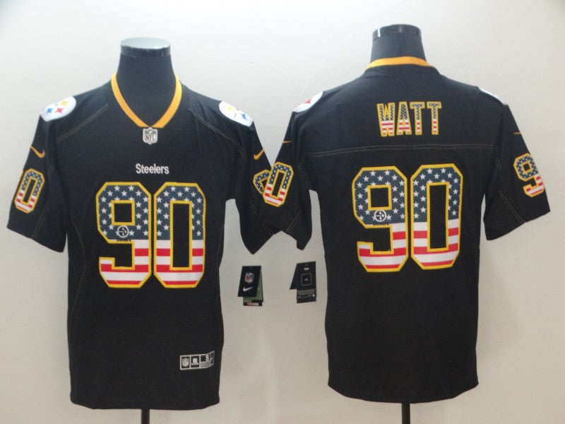 Adult Pittsburgh Steelers T. J. Watt NO.90 Football Jerseys