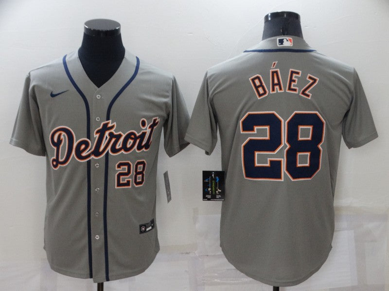 Men/Women/Youth Detroit Tigers Javier Báez NO.28 baseball Jerseys