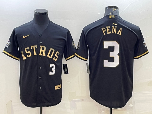Men/Women/Youth Houston Astros Jeremy Peña #3 baseball Jerseys