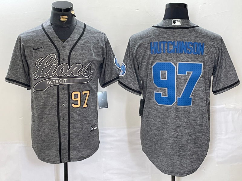 men/women/kids Detroit Lions Aidan Hutchinson NO.97 football Jerseys