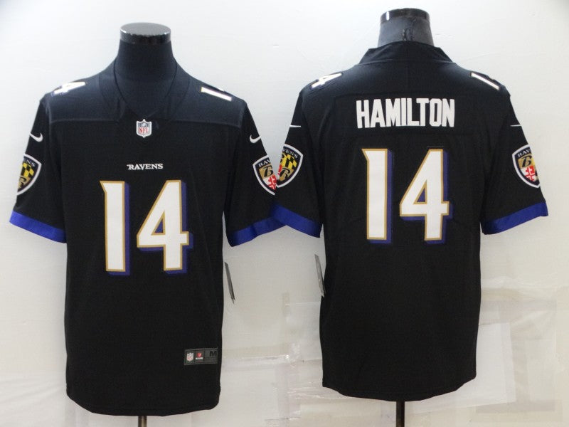 Adult Baltimore Ravens Kyle Hamilton NO.14 Football Jerseys