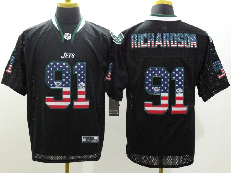 Adult New York Jets Sheldon Richardson NO.91 Football Jerseys