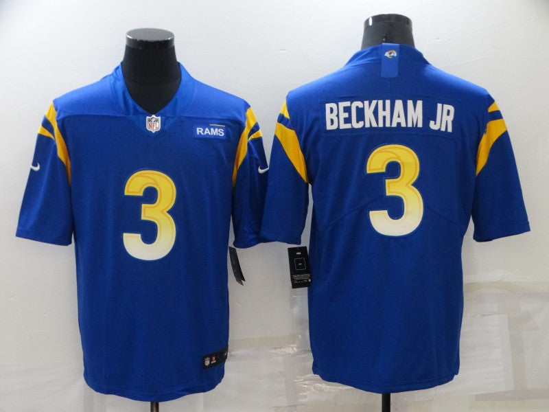 Adult Los Angeles Rams Odell Beckham Jr NO.3 Football Jerseys