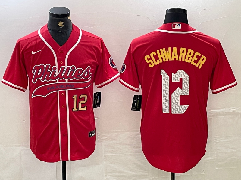 Men/Women/Youth Philadelphia Phillies Kyle Schwarber #12 baseball Jerseys