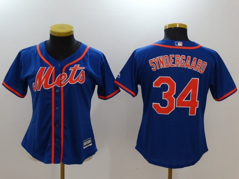 Men/Women/Youth New York Mets Noah Syndergaard #34 baseball Jerseys