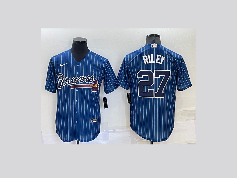 Men/Women/Youth Atlanta Braves Austin Riley #27 baseball Jerseys