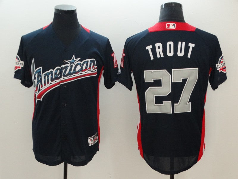 Men/Women/Youth Los Angeles Angels Mike Trout #27 baseball Jerseys