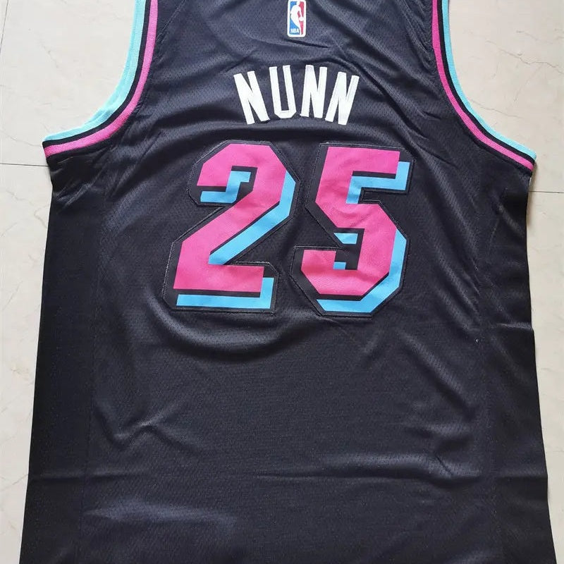 Miami Heat Nunn NO.25 Basketball Jersey