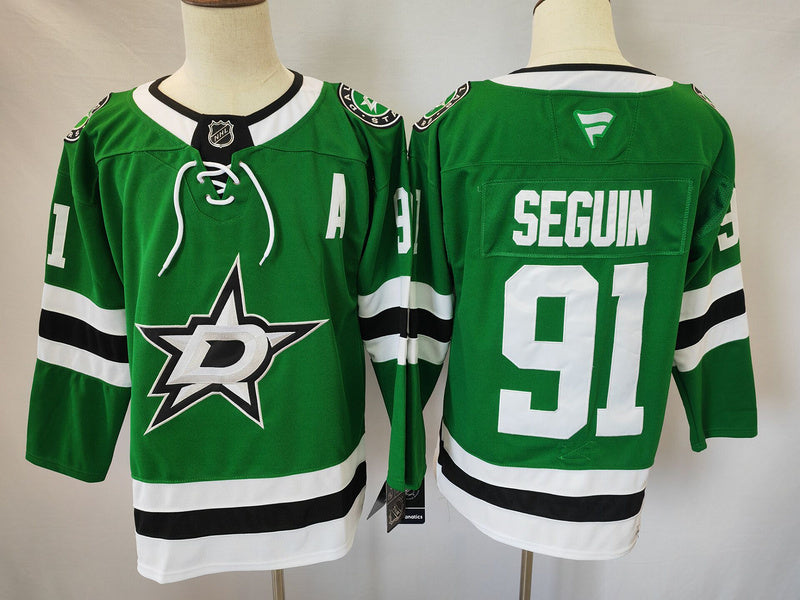 Men's Dallas Stars Tyler Seguin #91 Fanatics Green Player Jersey