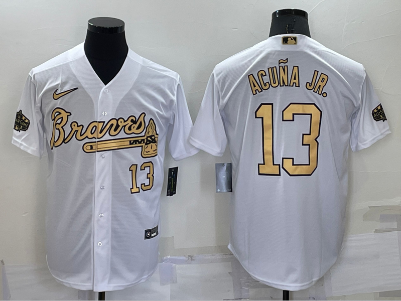 Men/Women/Youth Atlanta Braves Ronald Acuña Jr. #13 baseball Jerseys