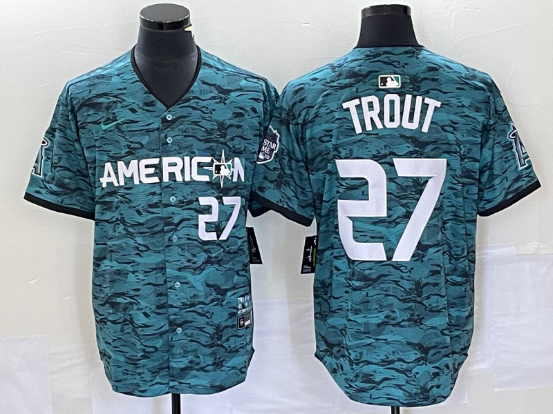 Men/Women/Youth Los Angeles Angels Mike Trout #27 baseball Jerseys