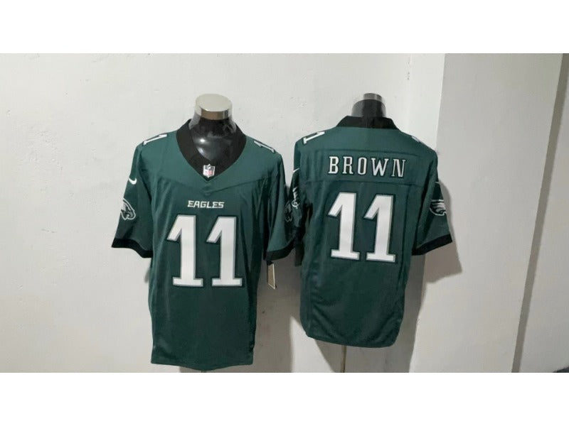 Adult Philadelphia Eagles A.J Brown NO.11 Football Jerseys