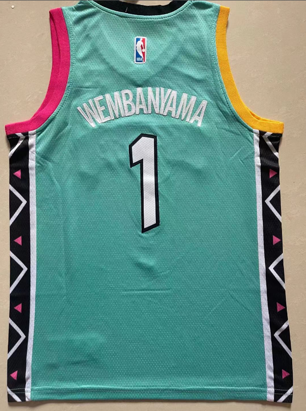 San Antonio Spurs Victor Wembanyama NO.1 Basketball Jersey