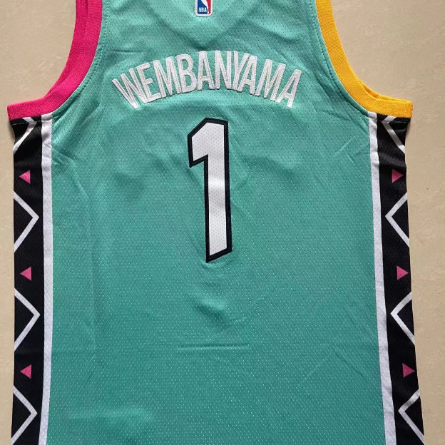 San Antonio Spurs Victor Wembanyama NO.1 Basketball Jersey