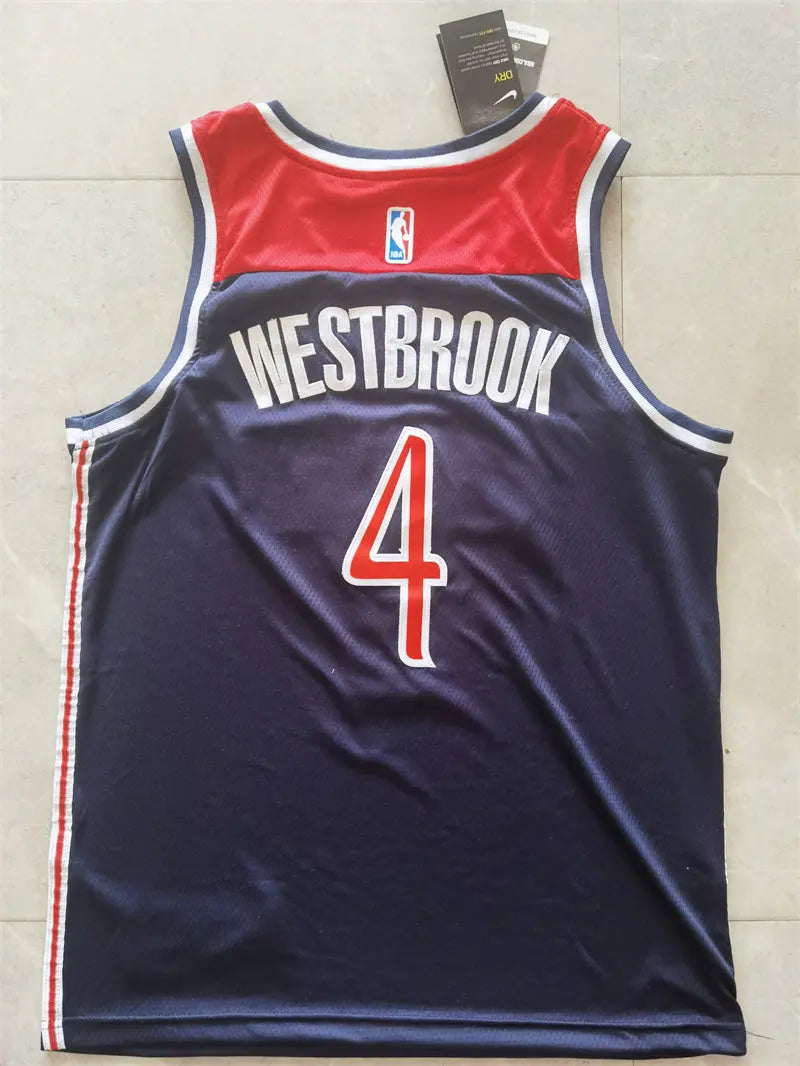 Washington Wizards Russell Westbrook NO.4 Basketball Jersey