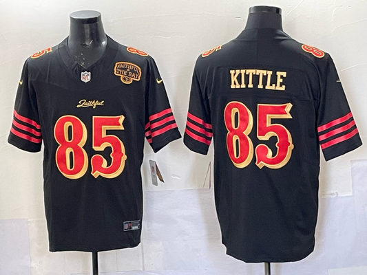 Newest arrival 2025 Adult San Francisco 49ers George Kittle No.85 Football Jerseys