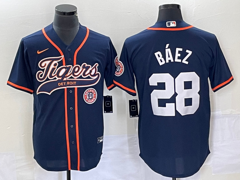 Men/Women/Youth Detroit Tigers Javier Báez NO.28 baseball Jerseys
