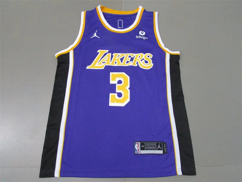 Los Angeles Lakers Anthony Davis NO.3 Basketball Jersey