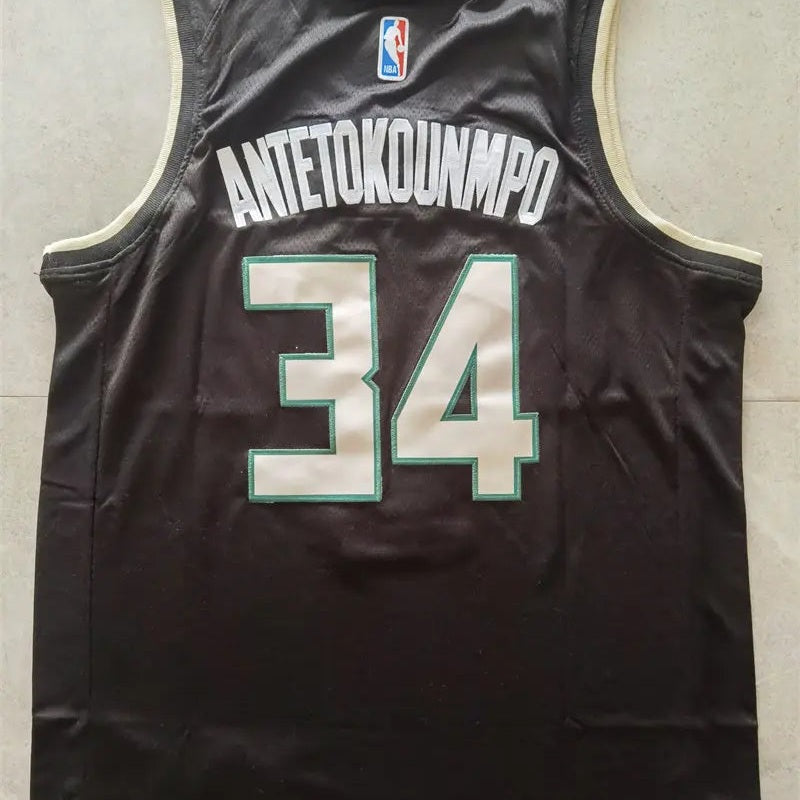Milwaukee Bucks Giannis Antetokounmpo NO.34 Basketball Jersey