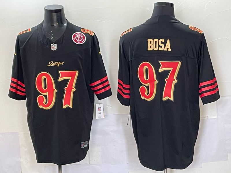 Newest arrival 2025 Adult San Francisco 49ers  nick Bosa No.97 Football Jerseys
