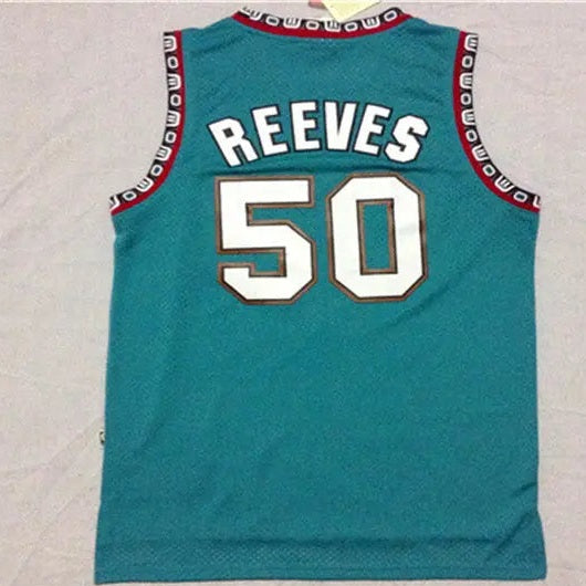 Memphis Grizzlies Bryant Reeves NO.50 Basketball Jersey