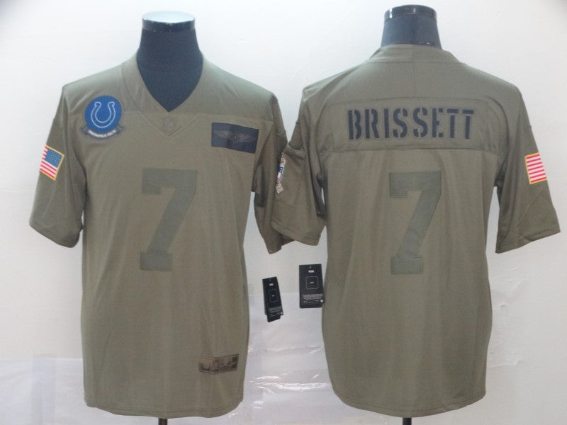 Adult Indianapolis Colts Jacoby Brissett NO.7 Football Jerseys