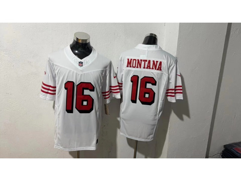 Adult San Francisco 49ers Joe Montana NO.16 Football Jerseys