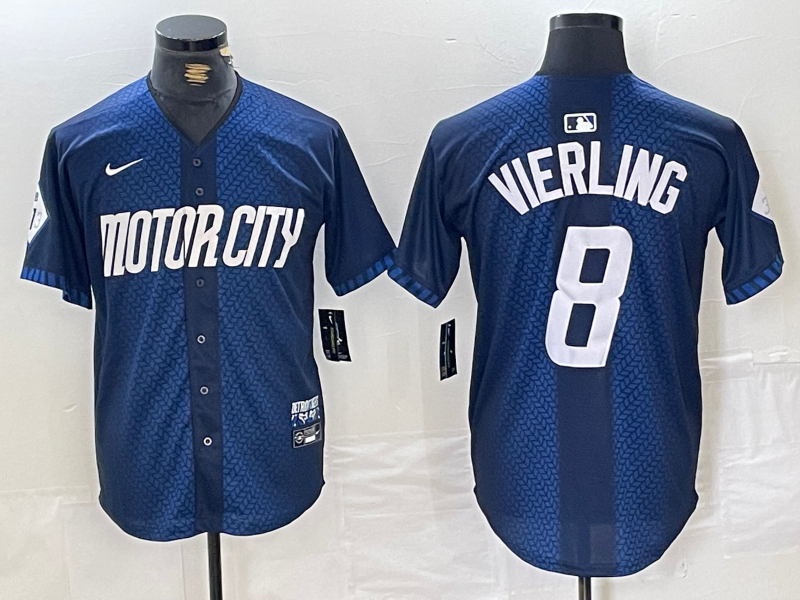 Men/Women/Youth Detroit Tigers Matt Vierling NO.8 baseball Jerseys