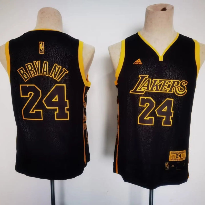 Kids Los Angeles Lakers Bryant NO.24 Basketball Jersey