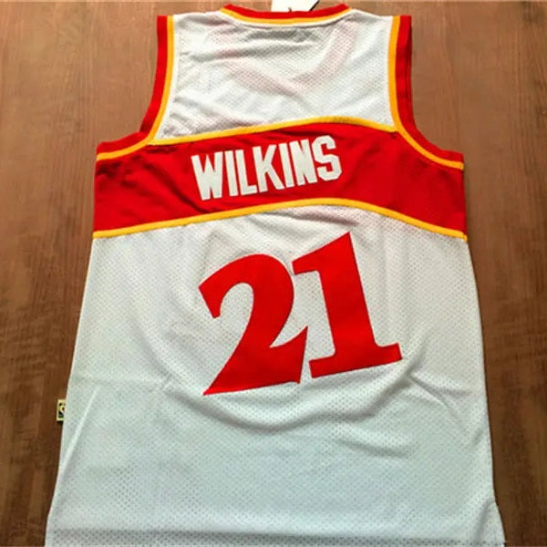 Atlanta Hawks Dominique Wilkins NO.21 Basketball Jersey