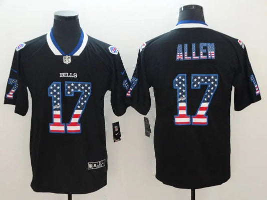 Adult Buffalo Bills Josh Allen NO.17 Football Jerseys