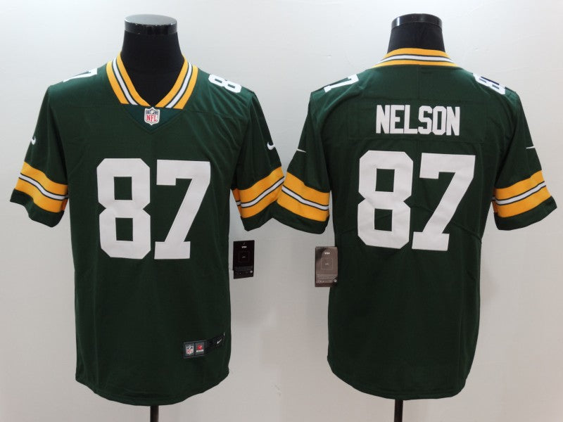 Adult Green Bay Packers Jordy Nelson NO.87 Football Jerseys