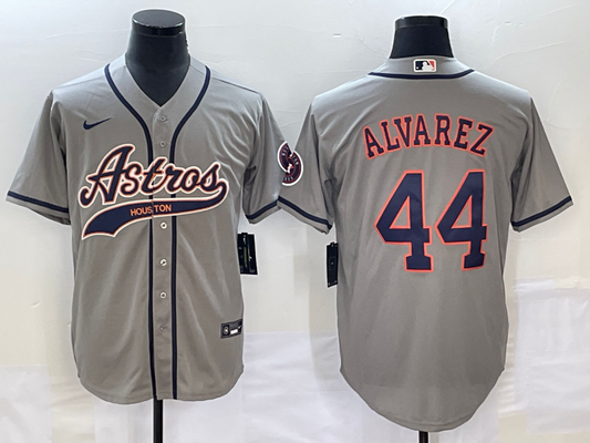 Men/Women/Youth Houston Astros Yordan Álvarez #44 baseball Jerseys