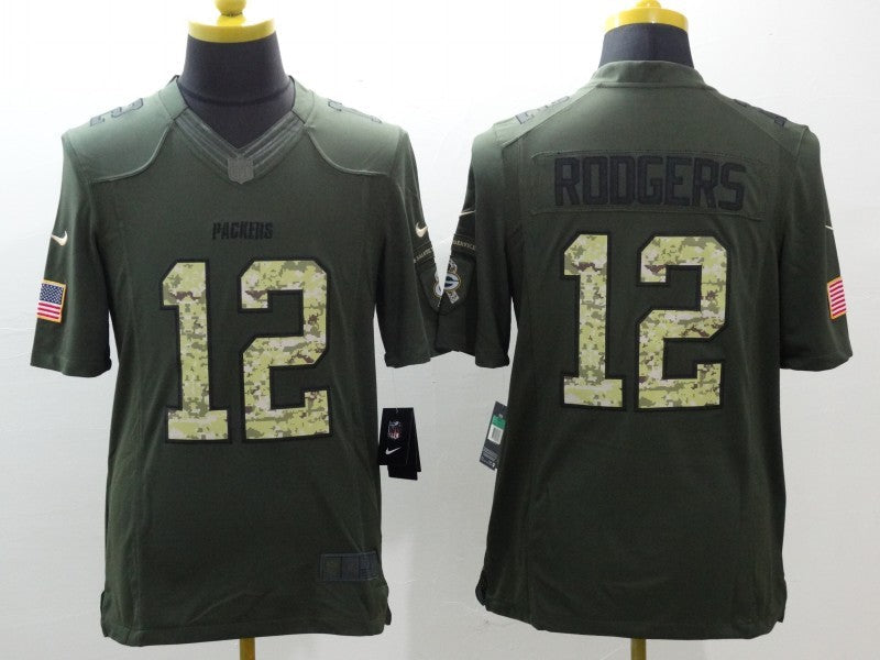 Adult Green Bay Packers Aaron Rodgers NO.12 Football Jerseys