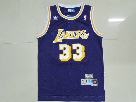 Los Angeles Lakers Kareem Abdul-Jabbar NO.33 Basketball Jersey