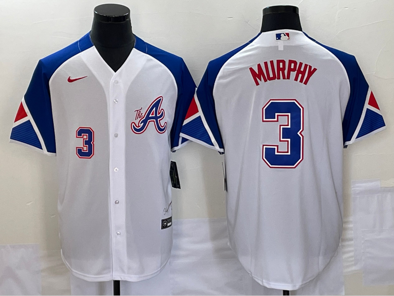 Men/Women/Youth Atlanta Braves Dale Murphy #3 baseball Jerseys