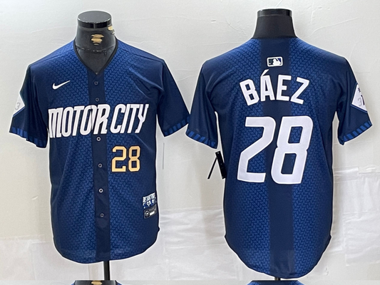 Men/Women/Youth Detroit Tigers Javier Báez NO.28 baseball Jerseys