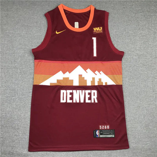 Denver Nuggets Porter JR. NO.1  Basketball Jersey