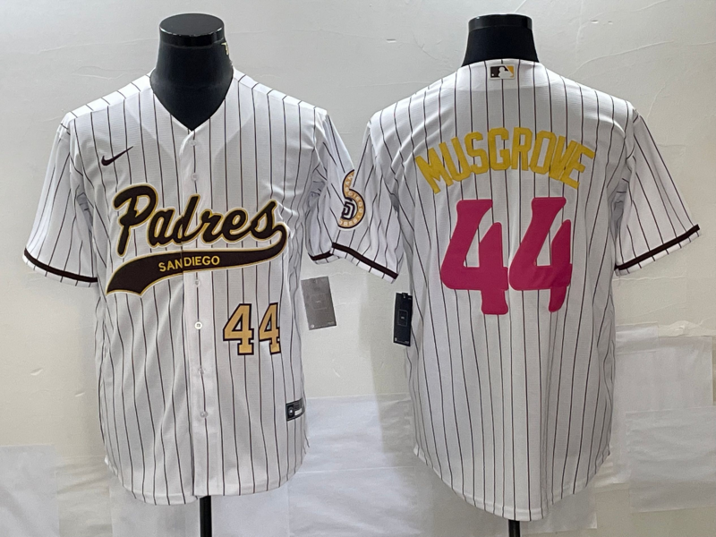 Men/Women/Youth San Diego Padres Joe Musgrove #44 baseball Jerseys