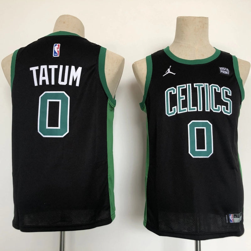 Kids Boston Celtics Jayson Tatum NO.0 Basketball Jersey