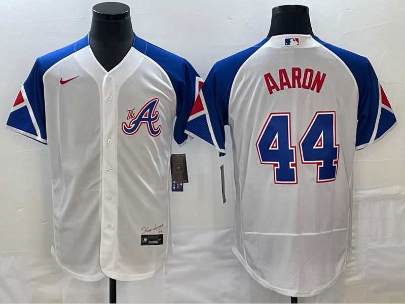 Men/Women/Youth Atlanta Braves Hank Aaron #44 baseball Jerseys