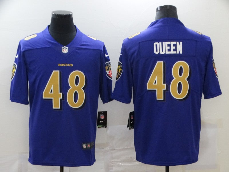 Adult Baltimore Ravens Patrick Queen NO.48 Football Jerseys