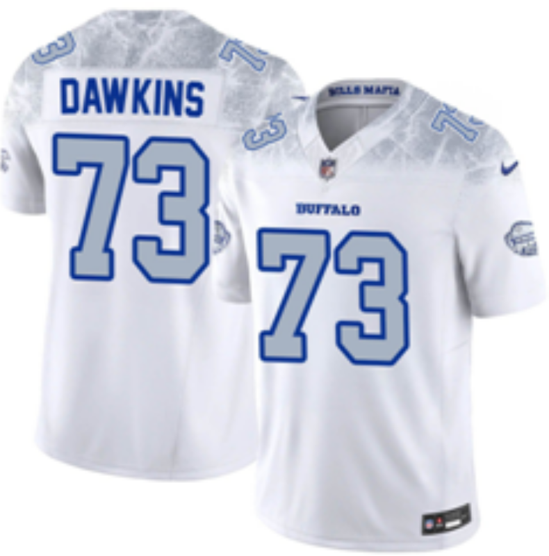 Buffalo Bills - Dion Dawkins #73 Jersey - Rugby Style - Stitched