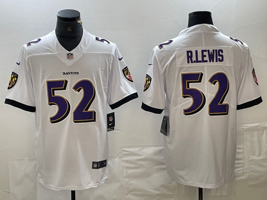 Adult Baltimore Ravens Ray Lewis NO.52 Football Jerseys