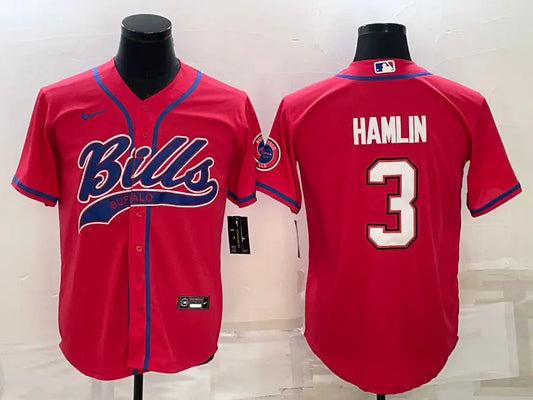 Adult Buffalo Bills Damar Hamlin NO.3 Football Jerseys