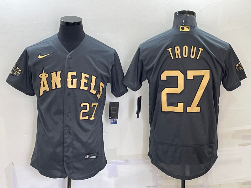 Men/Women/Youth Los Angeles Angels Mike Trout #27 baseball Jerseys