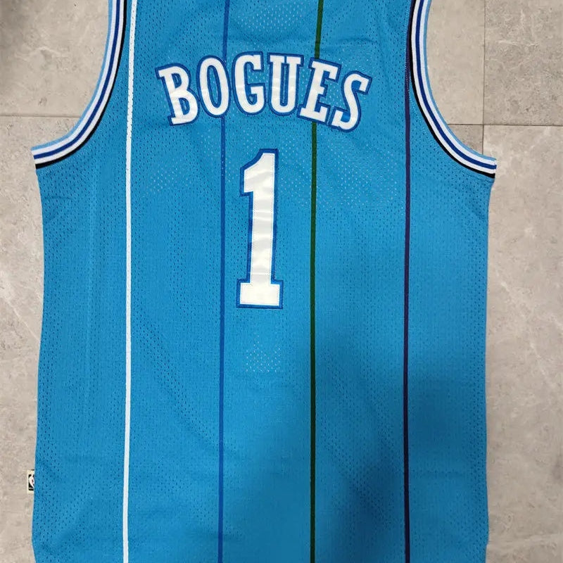 Charlotte Hornets Tyrone Bogues NO.1 Basketball Jersey
